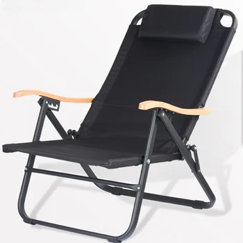 Lazer Cadeira De Acampamento De Quatro Engrenagem De Ajuste Cadeira Confortável Volta Cadeiras De Praia Material Da Liga De Alumínio De Mobiliário De Exterior