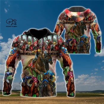 PLstar Cosmos 3DPrinted mais Recentes Corridas de Cavalo de Nome Personalizado de Presente Exclusivo Hrajuku Streetwear Unissex Casual Hoodies/Zip/Sweatshirt6