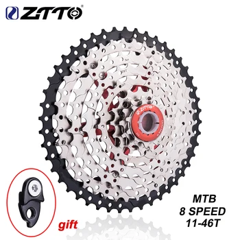 MTB 8 velocidade da Cassete 8s 11-46T roda Livre de Mountain Bike Grande Proporção de Aço Dentada para Peças M310 Tx35 K7 X4 Peças de Bicicleta
