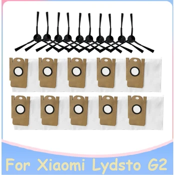 20Pcs Para Xiaomi Lydsto G2 Robô Aspirador de pó Peça de Substituição da Escova Lateral Saco de Pó de Limpeza Kit de Acessórios