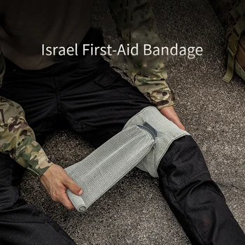 Resgate 4/6inch Israelenses Curativo Curativo de Emergência de Compressão para a Batalha de Vestir Primeiros Socorros IFAK Trauma Militar