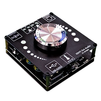 XY-AP100H 100W+100W Dupla TPA3116D2 Bluetooth 5.0 de Áudio Estéreo Digital de Potência de Amplificador de Áudio da Placa de AMPLIFICADOR Amplificador AUX