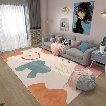 Engrossado cashmere carpetes, tapetes e carpetes para casa sala de estar de luxo, Grandes tapetes grandes tapetes para sala de estar de estilo Nórdico