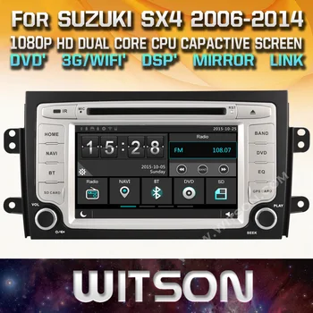 WITSON CARRO DVD GPS Para o SUZUKI SX4 com Capctive Tela+1080P+DSP+wi-Fi+3G+DVR+Preço Bom leitor de áudio, sistema de gps